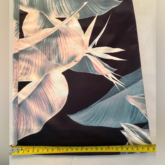 Carbon 38 Silky Wide Leg Floral Women's Size Small - Picture 6 of 10